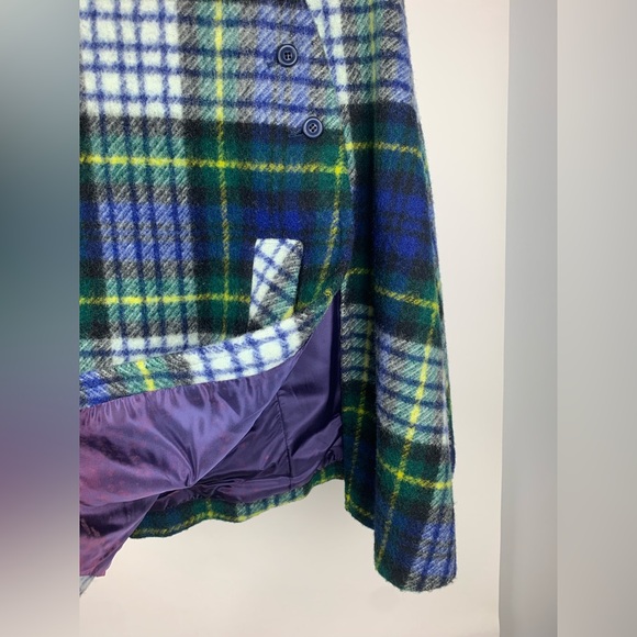 Vintage 1960s Ború by Jimmy Hourihan of Dublin Wool Tartan Cape with belt, EUC. - Picture 14 of 14